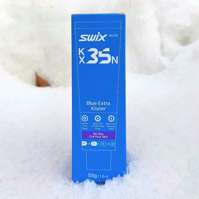 Swix Kx35N Blue Extra Klister For Cold, Wet Snow Performance 1