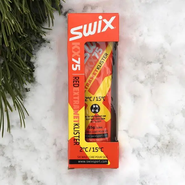 Swix Kx75 Red Extra Wet Klister – High-Moisture Snow Formula 1