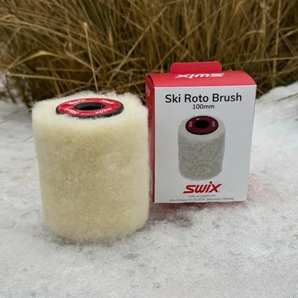 Swix Merino Wool Rotating Brush For Ski Base Maintenance 1