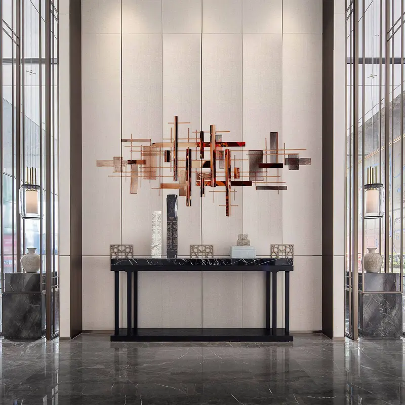 Tangle-Inspired Stainless Steel Wall Or Table Art – Bo005-Rg 1