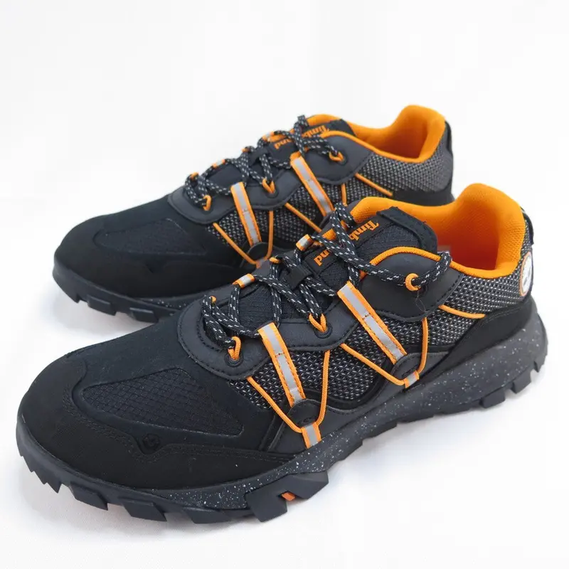 Timberland Men'S Garrison Trail Hiking Sneakers – Black All-Terrain Trail Runners (Us Size 9) 1