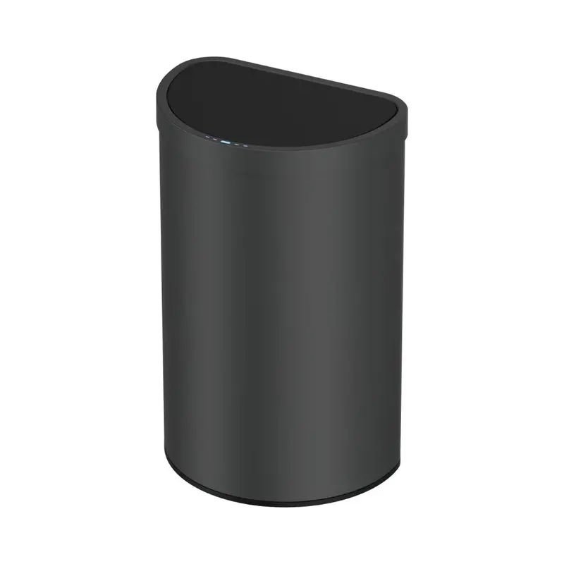 Titanium Gray Sensor-Activated Trash Bin – Jh-8835 1