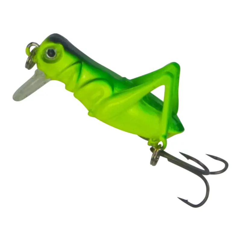 Toppu Mizzu 40Mm Grasshopper Soft Lure – Natural Green 1