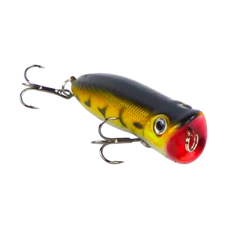 Toppu Mizzu 55Mm Popper Topwater Lure – Black & Gold 1