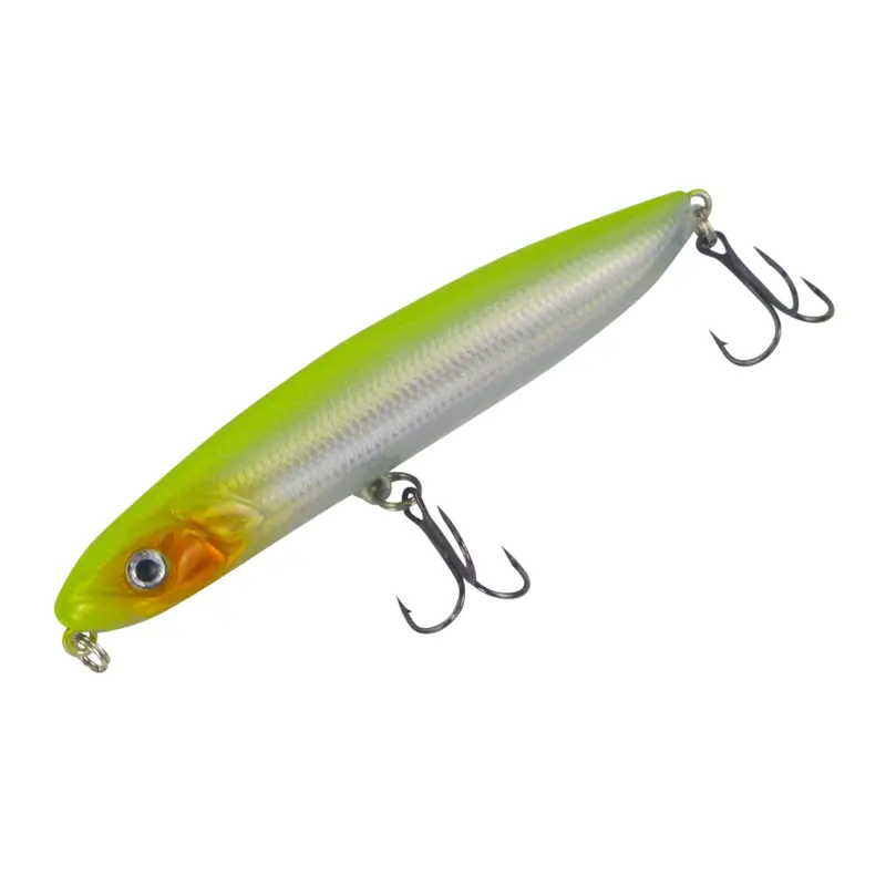 Toppu Mizzu 95Mm Chartreuse Silver Stickbait 1