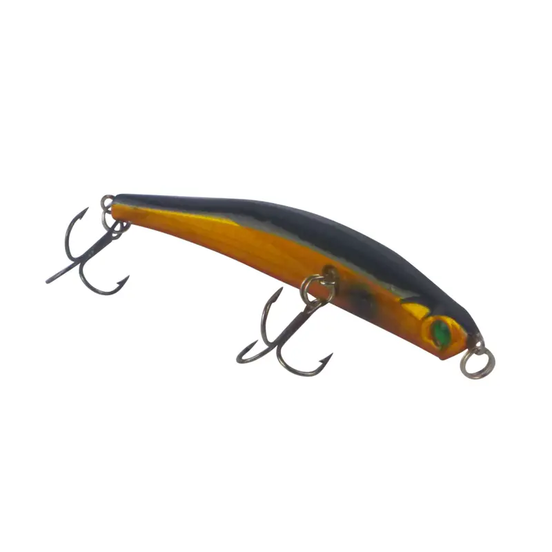 Toppu Mizzu Gold Flare Sidewinder Minnow – 95Mm Bent Swimbait 1