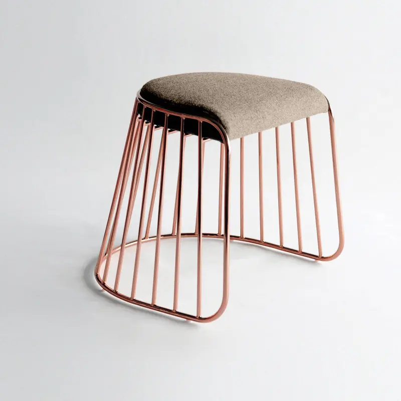 Torino Rust-Gold Bar Stool – 45 Cm Elegant Counter Stool Bp8804 1