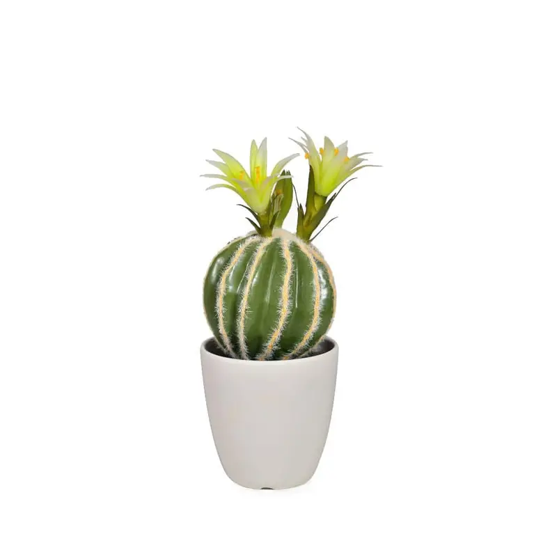 Tropical-Inspired Synthetic Plant – Hand-Finished Decor Element 1