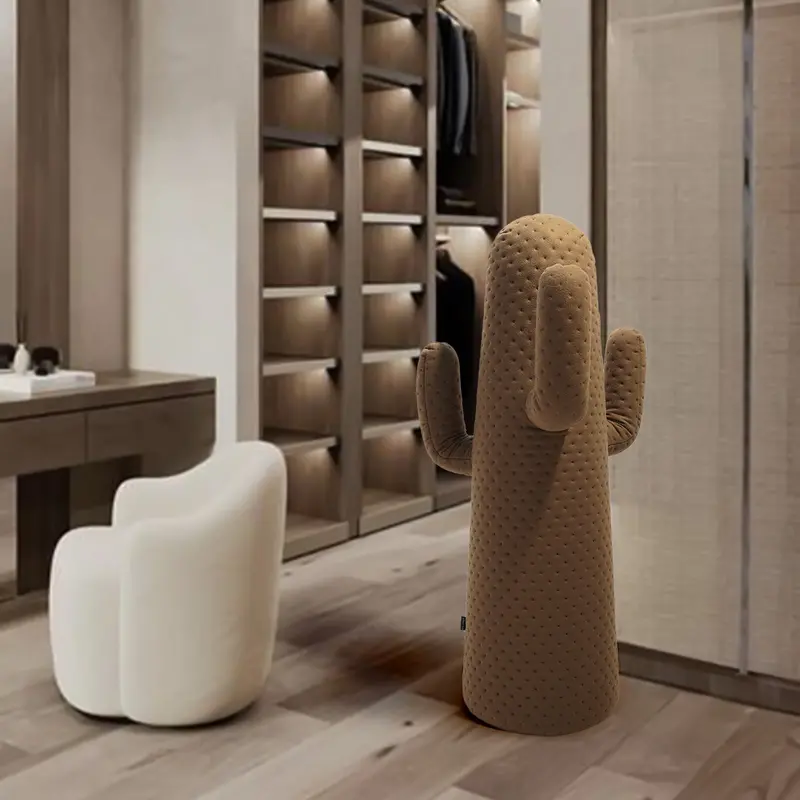 Trumpet-Style Cactus Coat Stand – Mustard Finish With Flared Base (Y61581-Tp/78) 1