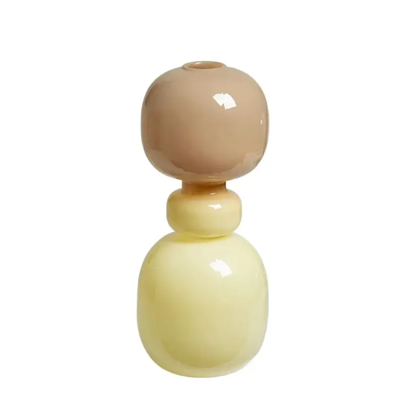 Two-Tone Ceramic Vase Featuring White Base Fb-E23009 1