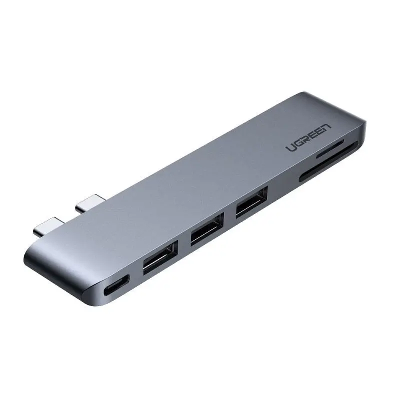 Ugreen Usb-C Hub For Macbook: 3-Port Usb 3.0 With 100W Power Delivery And Aluminum Housing 1
