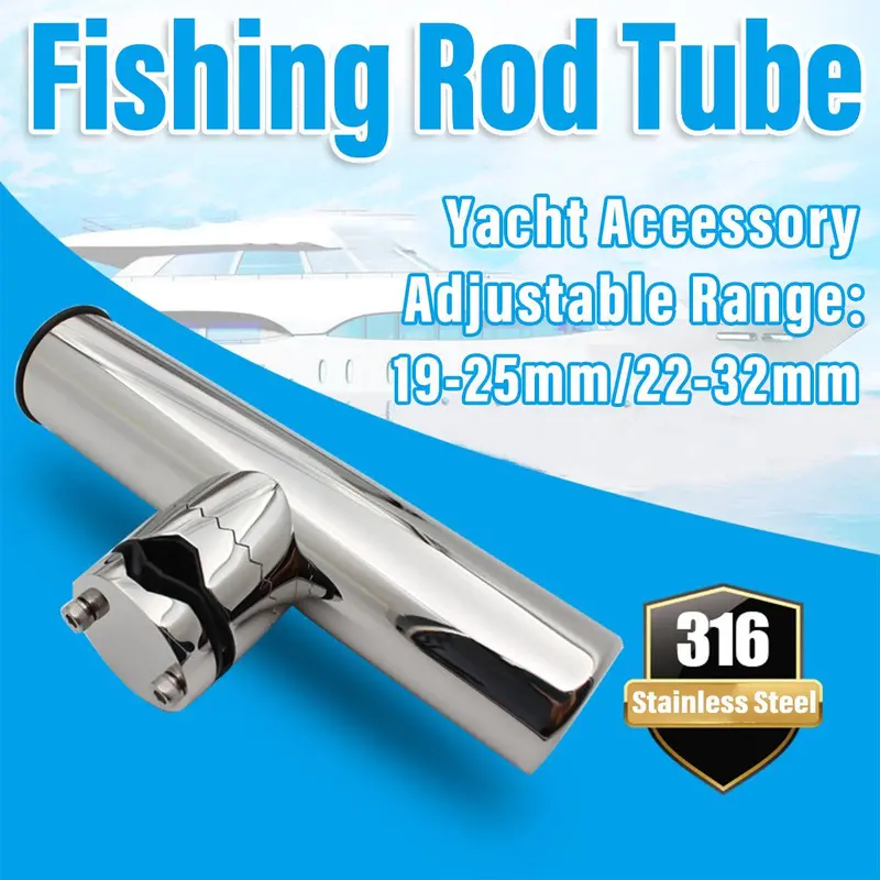 Universal Fishing Rod Tube Set For Boats & Outdoor Storage (22–32 Mm) 1