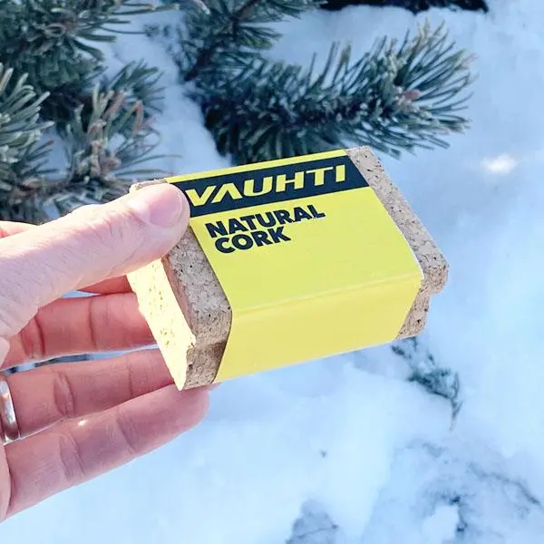 Vauhti Natural Cork Grip Wax For Classic Skis 1
