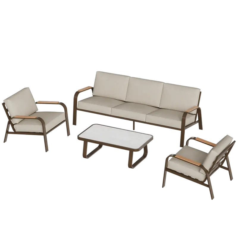 Veranda 5-Seat Modular Outdoor Sofa Set 1