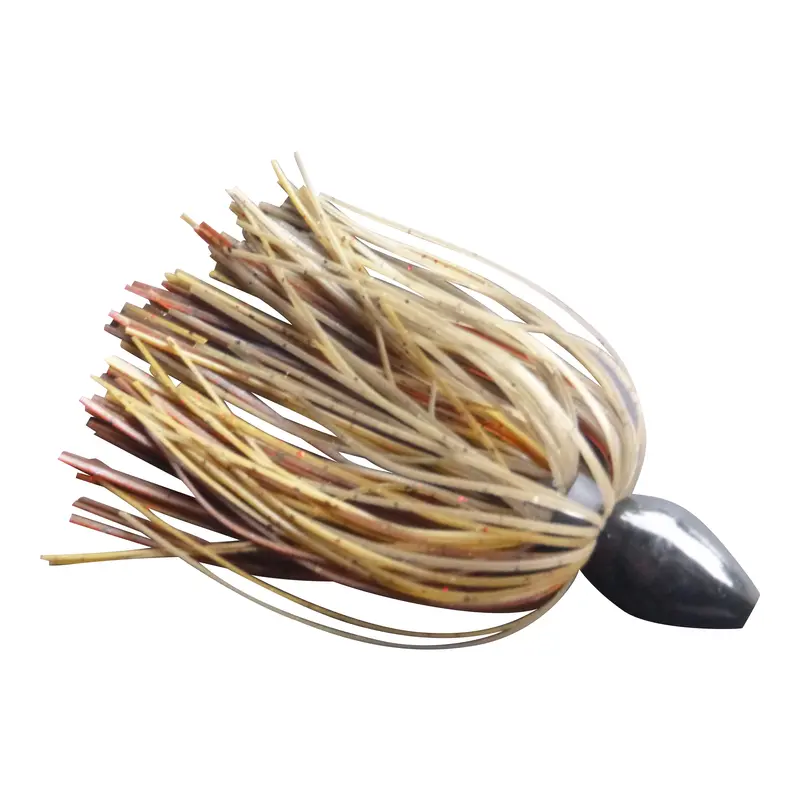 Vike Skirted Microjig – ¾ Oz, Green Pumpkin Option 1