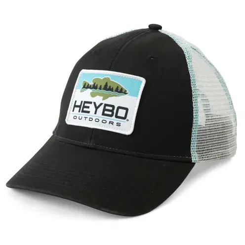 Waterline Bass Charcoal Mesh-Back Cap 1
