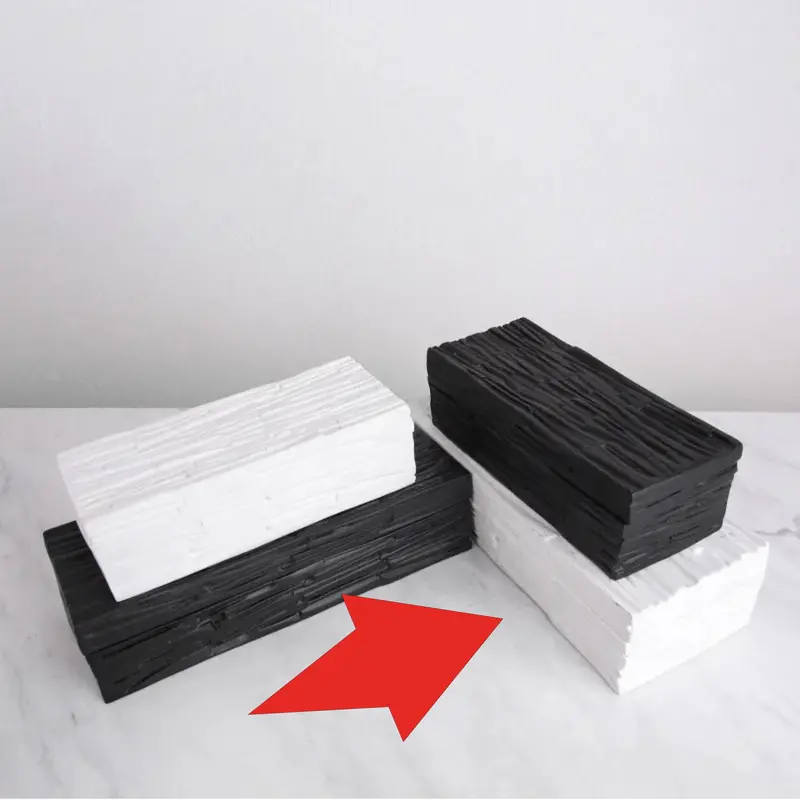 White Resin Decorative Box – Clean-Line Storage Accent Fc-Sz2022A 1
