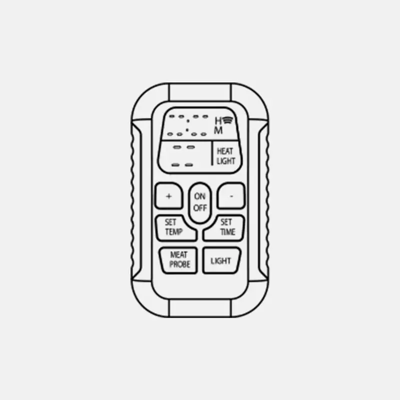 Wireless Remote Control For Digital Electric Smokers 1