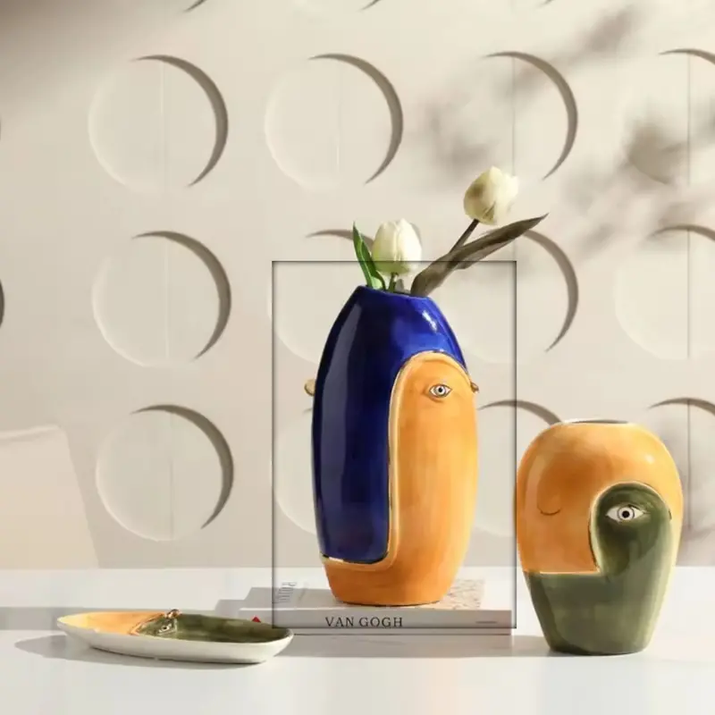 Wisdom Eye Decorative Ceramic Vase (Variant A) – Fd-D24051A 1