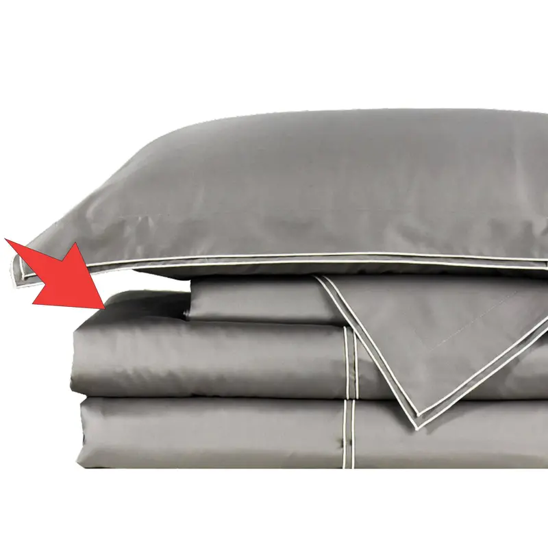 Zora Satin Cotton Sheet Set – Full Size, Ebs-004 1
